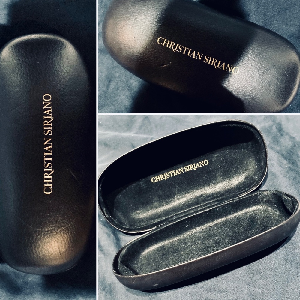 Christian Siriano Black Sunglasses Travel Case